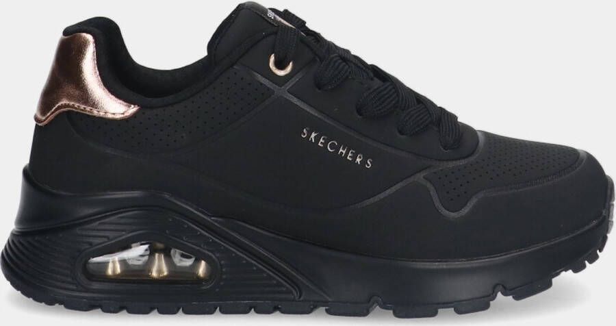 Skechers Sketchers Uno Gen 1 Shimmer Away Black kinder sneakers