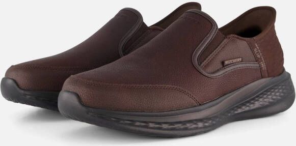 Skechers Slade Cooper Heren Instappers Rood