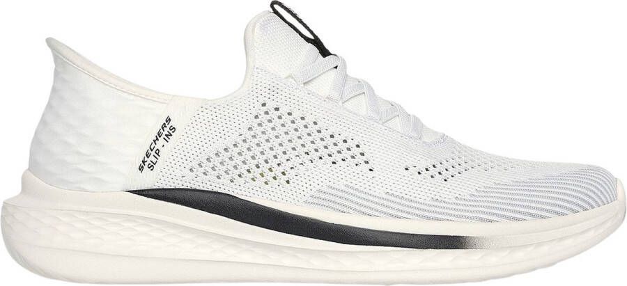 Skechers Slip-on sneakers SLADE-QUINTO slipper vrijetijdsschoen met subtiele contrastafwerking