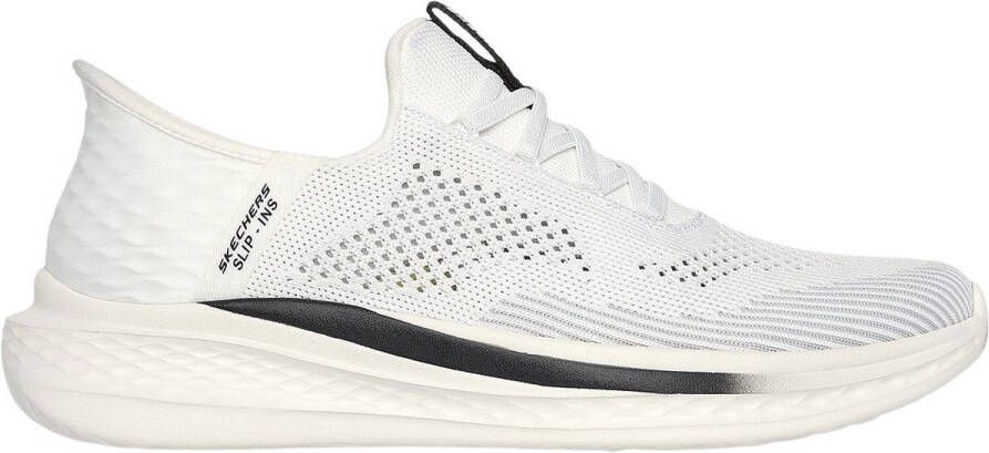 Skechers Slip-on sneakers SLADE-QUINTO slipper vrijetijdsschoen met subtiele contrastafwerking