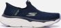 Skechers Max Cushioning Elite Smooth Transition 128571-NVLV Vrouwen Marineblauw Hardloopschoenen Sportschoenen - Thumbnail 1