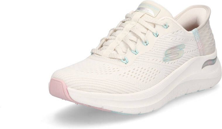 Skechers Slip-on sneakers ARCH FIT 2.0-EASY CHIC instapschoen vegan met elastische bungee veters