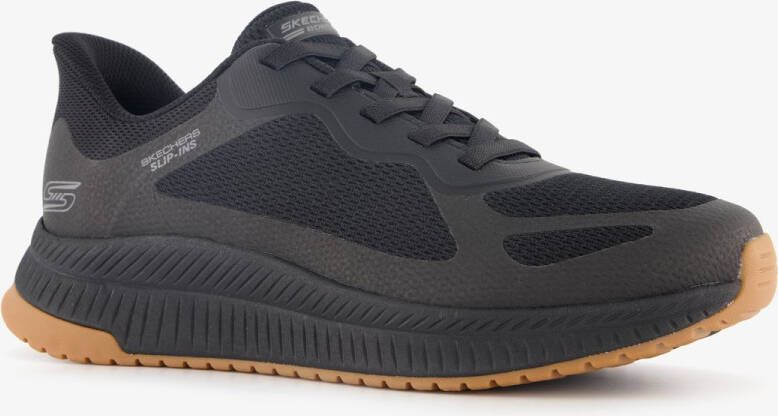 Skechers Slip-on sneakers BOBS SQUAD 4 Trainingsschoen sneaker veterschoen voor gemakkelijk in stappen
