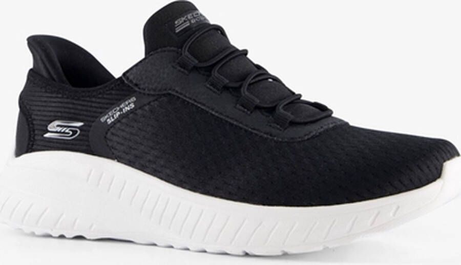 Skechers Slip-ins: Bob Squad dames sneakers zwart wit Extra comfort Memory Foam - Foto 2