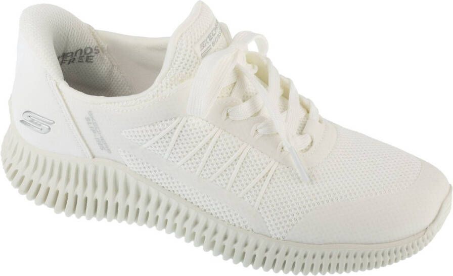 Skechers Slip-Ins: Bobs Geo Lite Divine Pace Vrouwen Wit Sneakers