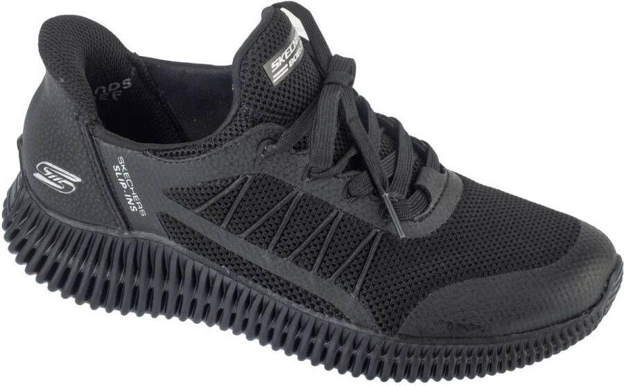 Skechers Slip-Ins: Bobs Geo Lite Divine Pace Vrouwen Zwart Sneakers