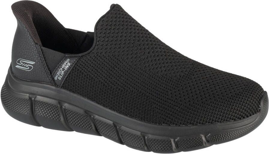Skechers Slip-Ins: Bobs Sport B Flex Resilient Edge Mannen Zwart Sneakers