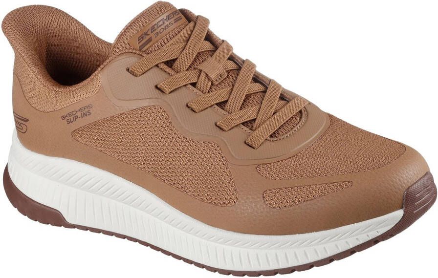 Skechers Slip-ins: BOBS Sport Squad Chaos 4 Sportschoenen voor heren 118423 CSNT bruin