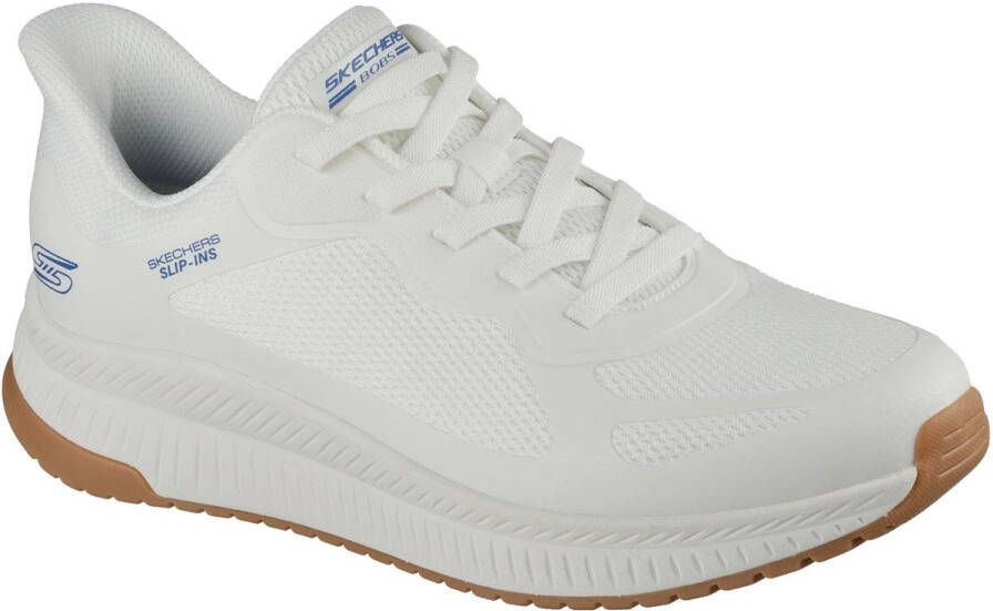 Skechers Slip-on sneakers BOBS SQUAD 4 Trainingsschoen sneaker veterschoen voor gemakkelijk in stappen