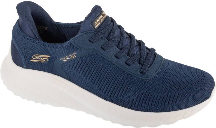 Skechers Slip-Ins: BOBS Sport Squad Chaos Current Muse Vrouwen Marineblauw Sneakers
