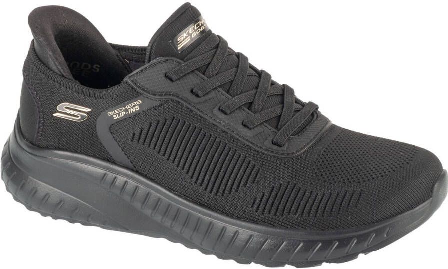 Skechers Slip-Ins: BOBS Sport Squad Chaos Current Muse Vrouwen Zwart Sneakers Sportschoenen
