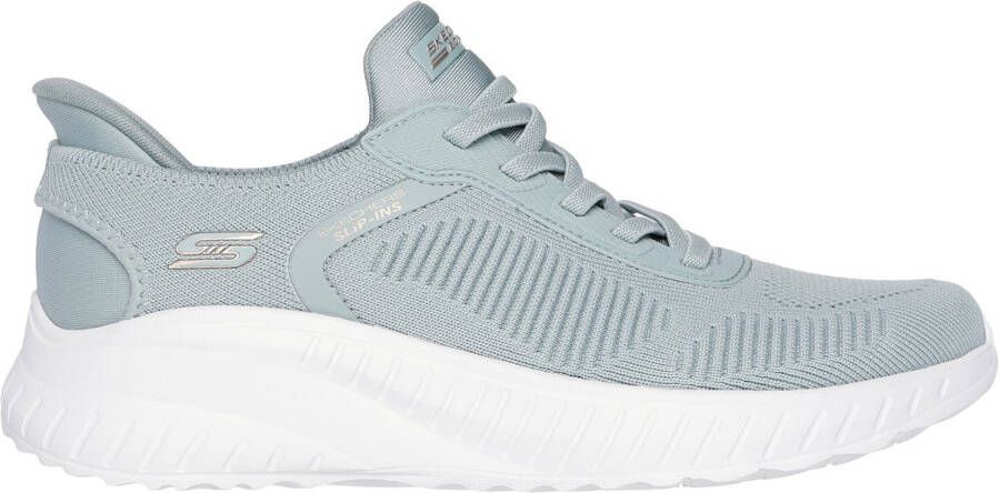 Skechers Slip-on sneakers BOBS SQUAD CHAOS-CURRENT MUSE slippers vrijetijdsschoen in vegan uitvoering