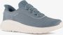 Skechers Slip-ins Bobs Sport Squad Chaos sneakers Blauw Extra comfort Memory Foam - Thumbnail 1