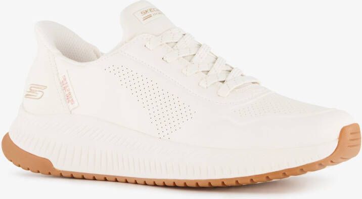 Skechers Slip-ins: BOBS Squad 4 dames sneakers wit Extra comfort Memory Foam