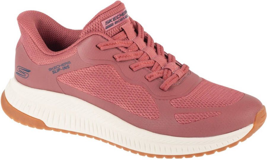Skechers Slip-on sneakers BOBS SQUAD 4 Slippers vrijetijdsschoen lage schoen met memory foam