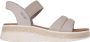 Skechers Slip-ins Bobs Sun Ray Dames Sandalen Taupe - Thumbnail 1