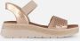 Skechers Slip-ins Bobs Sun Ray Step Aside Dames Sandalen Goud - Thumbnail 1