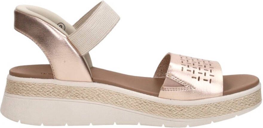 Skechers Slip-ins Bobs Sun Ray Step Aside Dames Sandalen Goud