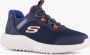 Skechers Slip-Ins: Bounder Brisk-Burst 403822L-NVBL voor Marineblauw Sneakers Sportschoenen - Thumbnail 3