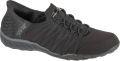 Skechers Slip-on sneakers BREATHE-EASY-ROLL-WITH-ME Vrijetijdsschoen geschikt voor machinewas - Zwart
