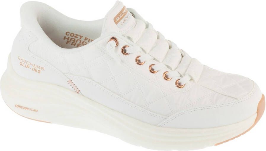 Skechers Slip-ins: Contour Foam Golden Hour Vrouwen Wit Sneakers