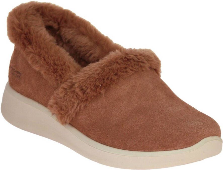 Skechers Hands Free Slip-Ins Cozy Escape dames pantoffels Cognac