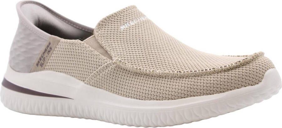 Skechers Slip-Ins Delson 3.0 Cabrino Vegan instapper Beige Heren