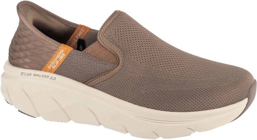 Skechers Slip-ins: D'Lux Walker 2.0 Reeler Mannen Bruin Sneakers