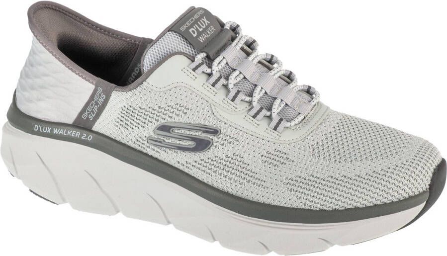 Skechers Slip-ins: D'Lux Walker 2.0 Rezinate Mannen Grijs Sneakers
