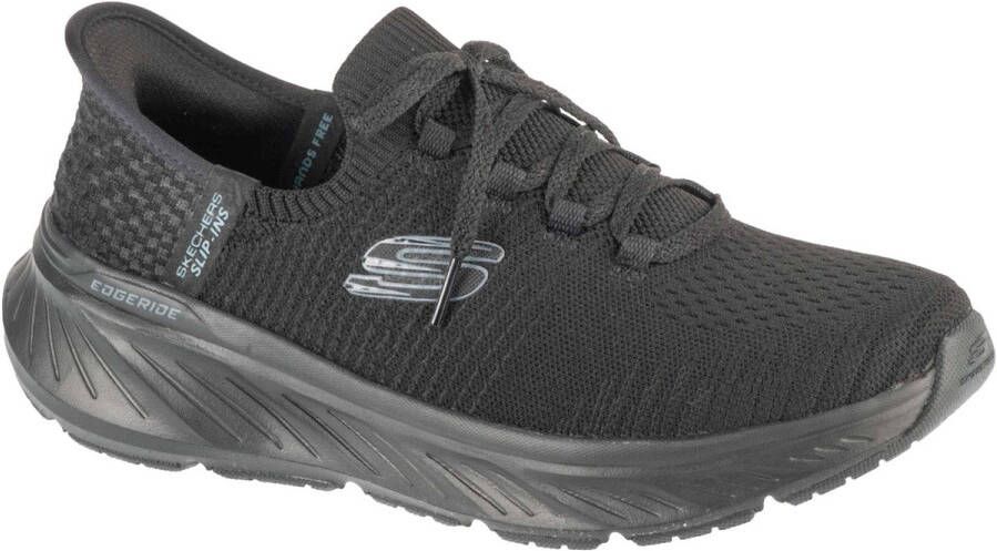 Skechers Slip-Ins: Edgeride Impression Vrouwen Zwart Sneakers Sportschoenen