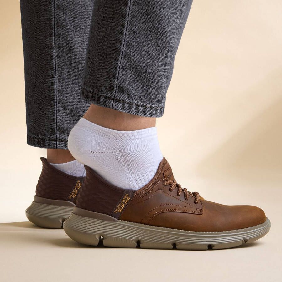 Skechers Slip-ins Garza Gervin Heren Instappers Bruin