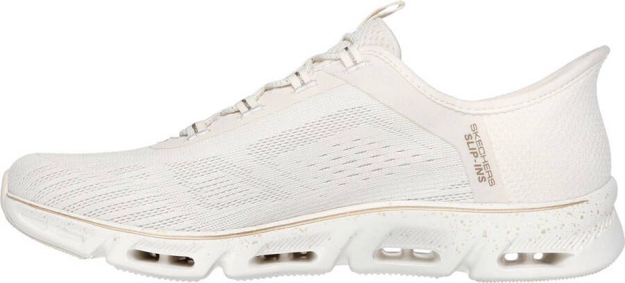 Skechers Slip-Ins Glide-Step Gratify-Pace Natural Gold Vegan