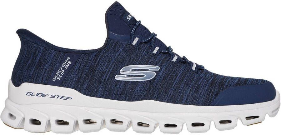Skechers Slip-on sneakers GLIDE-STEP Instapschoen vrijetijdsschoen trainingsschoen met praktische elastische band