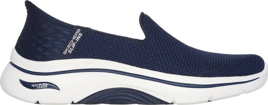 Skechers Stijlvolle Mocassin Sneakers voor Vrouwen Blue Dames