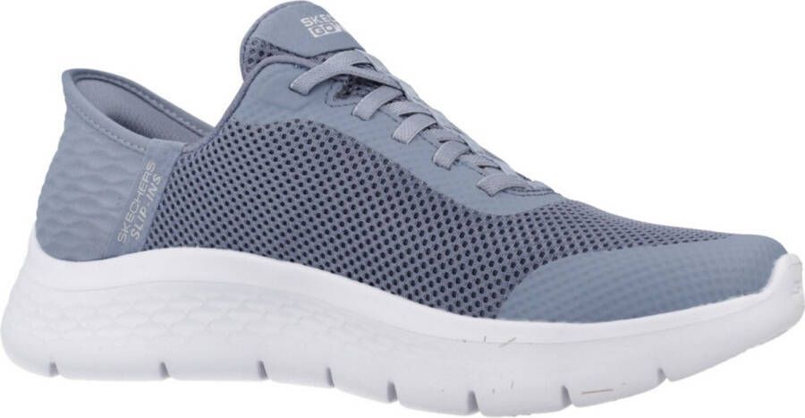 Skechers Blauwe Flex Sportieve Instap Schoenen voor Vrouwen