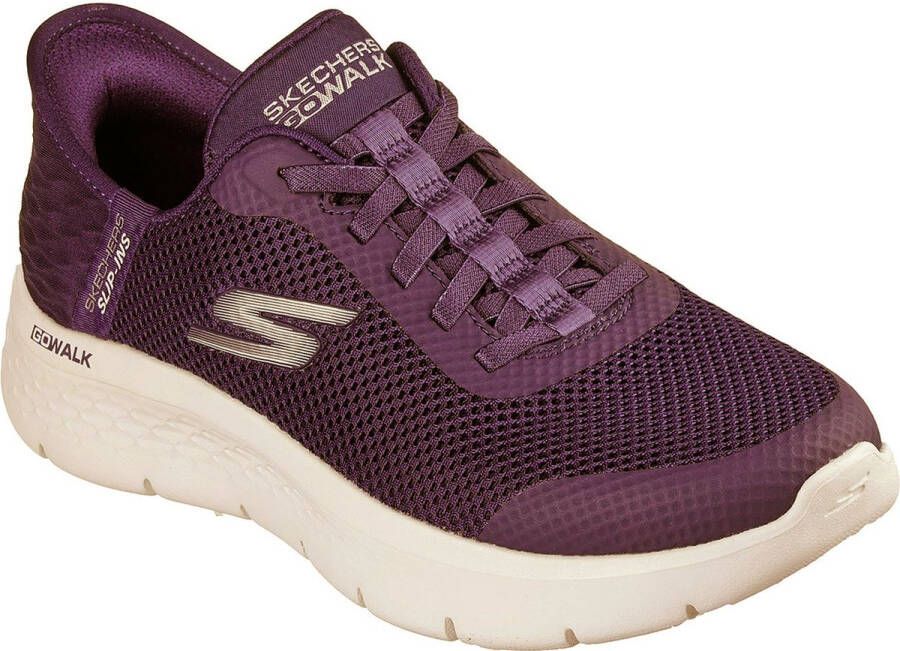 Skechers SLIP INS GO WALK Flex Grand Entry Sneakers Dames paars 124836 BURG