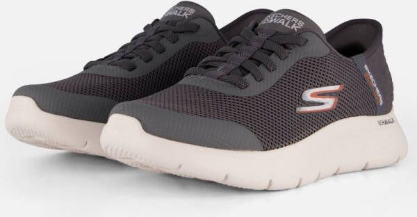 Skechers Slip-ins Go Walk Flex Hands Up Heren Instappers Grijs