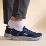 Skechers Slip-ins Go Walk Flex Hands Up Heren Instappers Navy - Thumbnail 1