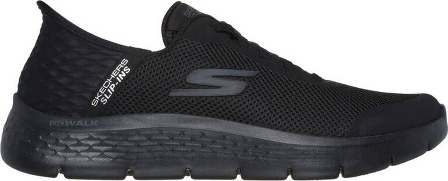 Skechers Slip-ins: GO WALK Flex Hands Up Instappers Zwart