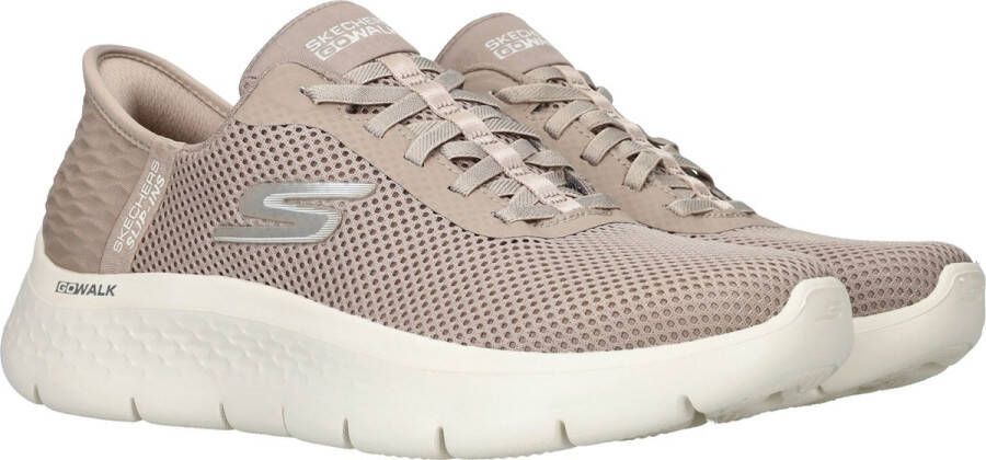 Skechers Beige Flex Grand Entry Slip-On Sneaker Multicolor Dames