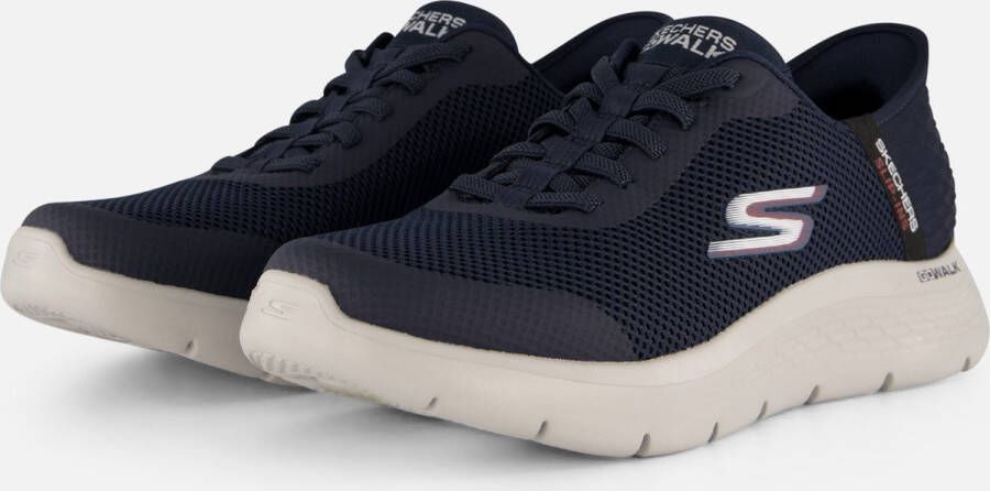 Skechers Slip-ins Go Walk Flex Hands Up Heren Instappers Navy