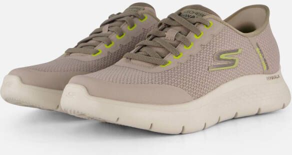 Skechers Slip-ins Go Walk Flex Netro Heren Instappers Taupe