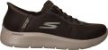 SKECHERS Sneakers laag 'GO WALK FLEX SMOOTH MOTION' donkerbruin - Donkerbruin