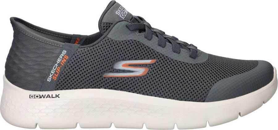 Skechers Slip-ins Go Walk Flex Hands Up Heren Instappers Grijs