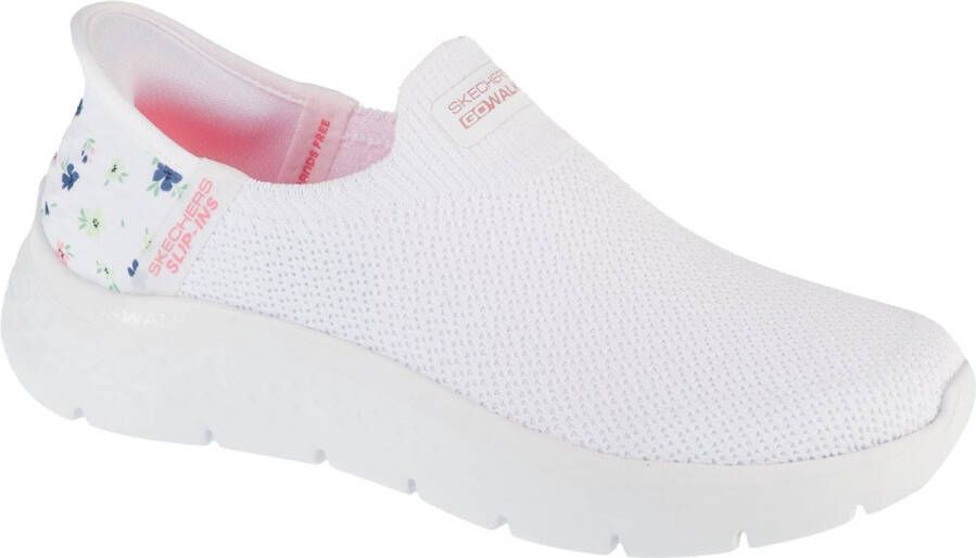 Skechers Slip-Ins: GO WALK Flex Sunset Rose Vrouwen Wit Sneakers