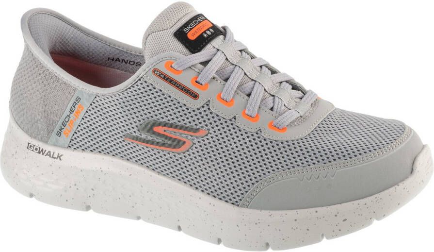 Skechers Slip-Ins: Go Walk Flex Waterproof Mannen Grijs Hardloopschoenen