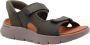Skechers Slip-ins Go Walk Flex Zandal-Easy Entr Heren Sandalen Olijfgroen - Thumbnail 3