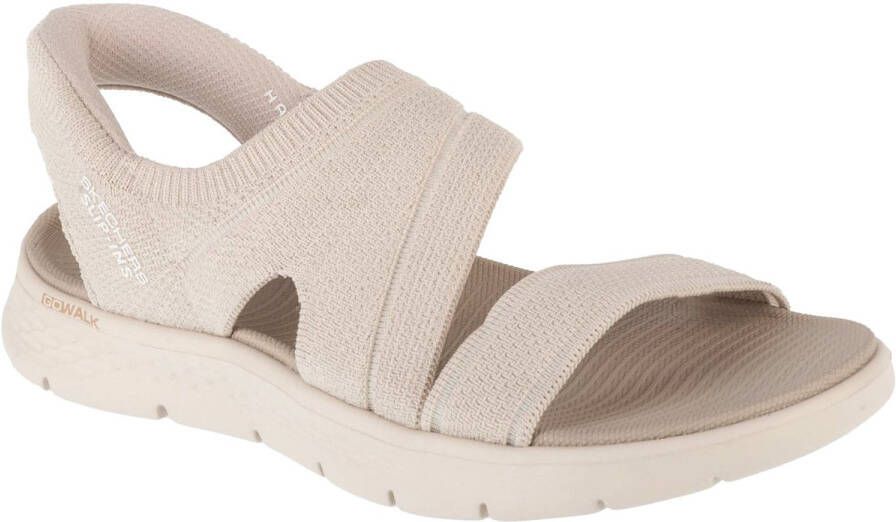 Skechers Slip-ins Go Walk Flex Zandal-Enticing Dames Sandalen Naturel