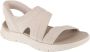 Skechers Slip-ins Go Walk Flex Zandal-Enticing Dames Sandalen Naturel - Thumbnail 1
