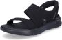 Skechers Slip-ins Go Walk Flex Zandal-Enticing Dames Sandalen Zwart - Thumbnail 4